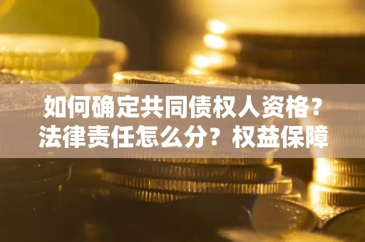 济南如何确定共同债权人资格？法律责任怎么分？权益保障技巧揭秘！