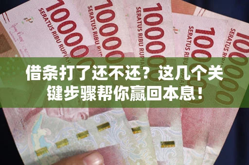 济南借条打了还不还？这几个关键步骤帮你赢回本息！