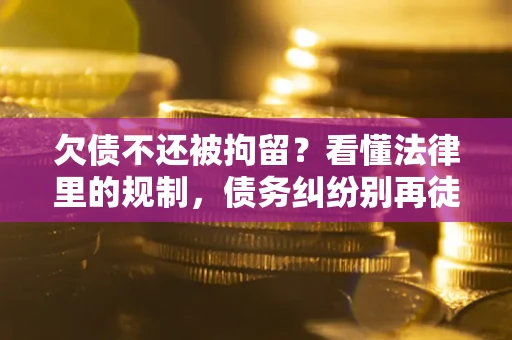 济南欠债不还被拘留？看懂法律里的规制，债务纠纷别再徒劳奔波