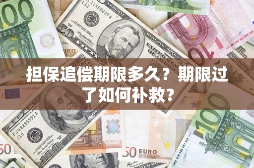 济南担保追偿期限多久？期限过了如何补救？