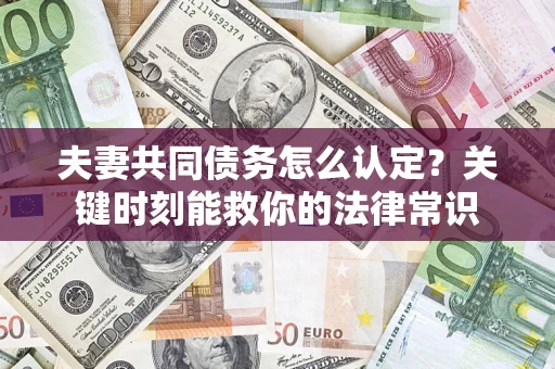 济南夫妻共同债务怎么认定？关键时刻能救你的法律常识