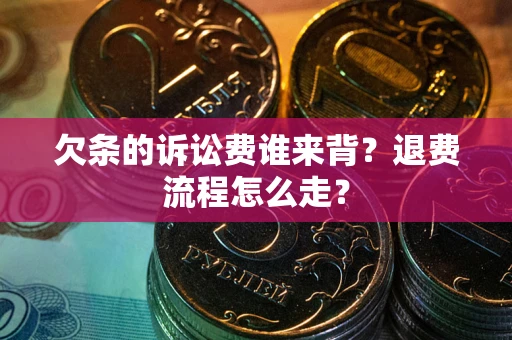 济南欠条的诉讼费谁来背？退费流程怎么走？